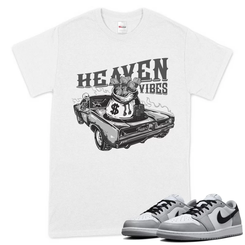 TeeVivo T-Shirt Match Air Jordan 1 Retro Low OG Barons Heaven vibes – Air Jordan 1 Shirt, AJ1 Shirt