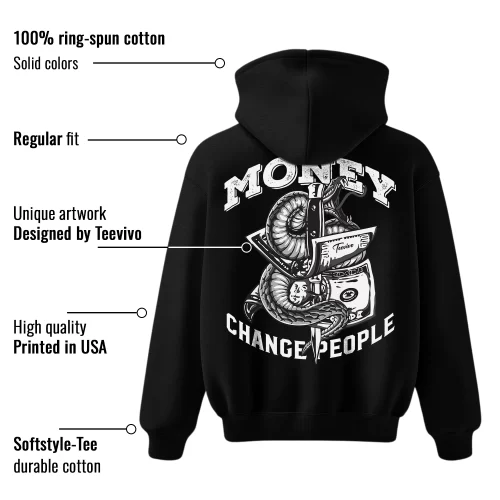 TeeVivo Hoodie Match Air Jordan 1 Retro Low OG Barons Money change people – Air Jordan 1 Hoodie, AJ1 Hoodie