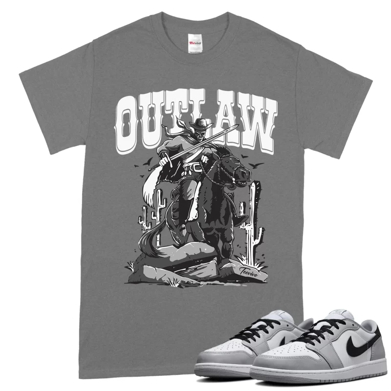 TeeVivo T-Shirt Match Air Jordan 1 Retro Low OG Barons Outlaw – Air Jordan 1 Shirt, AJ1 Shirt