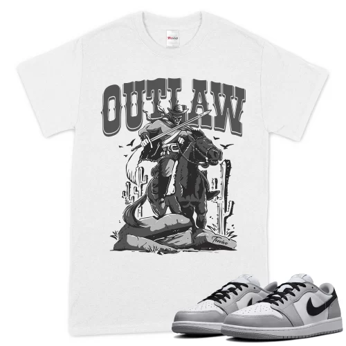TeeVivo T-Shirt Match Air Jordan 1 Retro Low OG Barons Outlaw – Air Jordan 1 Shirt, AJ1 Shirt