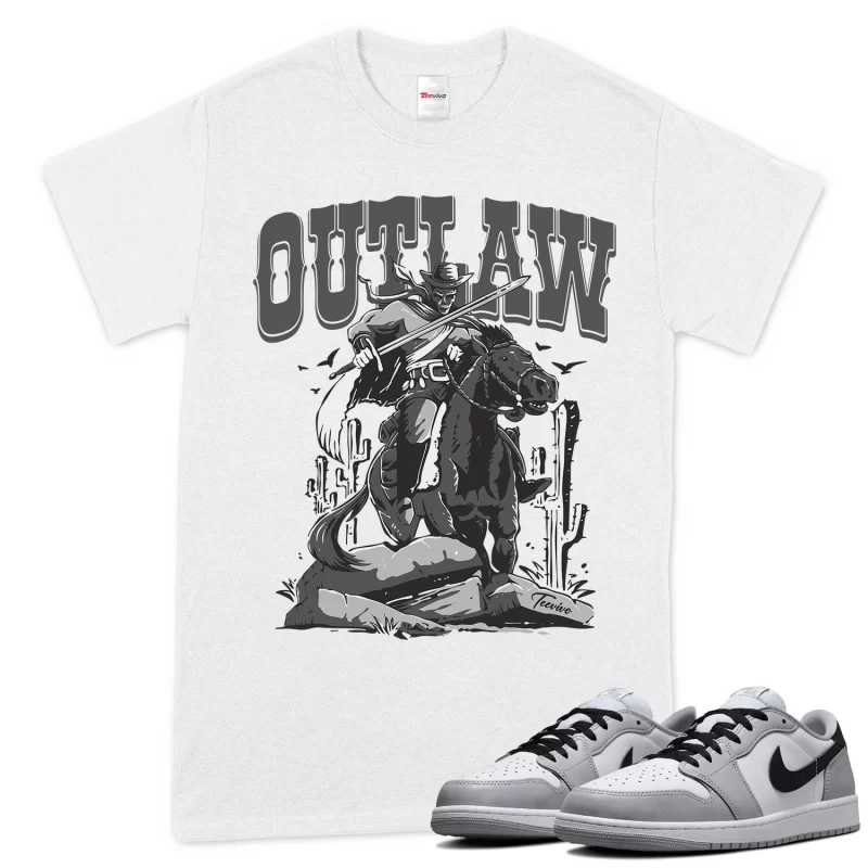 TeeVivo T-Shirt Match Air Jordan 1 Retro Low OG Barons Outlaw – Air Jordan 1 Shirt, AJ1 Shirt