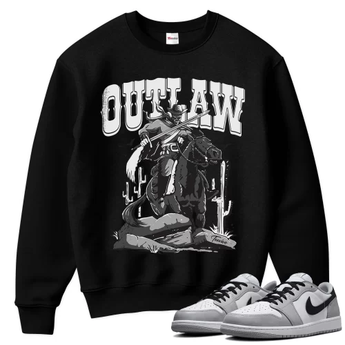 TeeVivo Sweatshirt Match Air Jordan 1 Retro Low OG Barons Outlaw – Air Jordan 1 Sweatshirt, AJ1 Sweatshirt