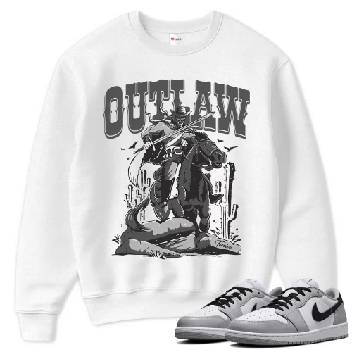 TeeVivo Sweatshirt Match Air Jordan 1 Retro Low OG Barons Outlaw – Air Jordan 1 Sweatshirt, AJ1 Sweatshirt