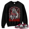 TeeVivo Sweatshirt Match Air Jordan 1 Retro Low OG Black Toe Awake – Air Jordan 1 Sweatshirt, AJ1 Sweatshirt