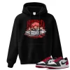 TeeVivo Hoodie Match Air Jordan 1 Retro Low OG Black Toe Blessed – Air Jordan 1 Hoodie, AJ1 Hoodie