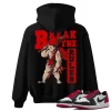 TeeVivo Hoodie Match Air Jordan 1 Retro Low OG Black Toe Break the rules – Air Jordan 1 Hoodie, AJ1 Hoodie