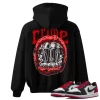TeeVivo Hoodie Match Air Jordan 1 Retro Low OG Black Toe Crime – Air Jordan 1 Hoodie, AJ1 Hoodie