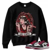 TeeVivo Sweatshirt Match Air Jordan 1 Retro Low OG Black Toe God Daaamn – Air Jordan 1 Sweatshirt, AJ1 Sweatshirt
