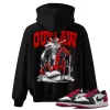 TeeVivo Hoodie Match Air Jordan 1 Retro Low OG Black Toe Outlaw – Air Jordan 1 Hoodie, AJ1 Hoodie