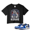 TeeVivo Crop Top Match Air Jordan 1 Retro Low OG Game Royal Awake – Air Jordan 1 Crop Top, AJ1 Crop Top