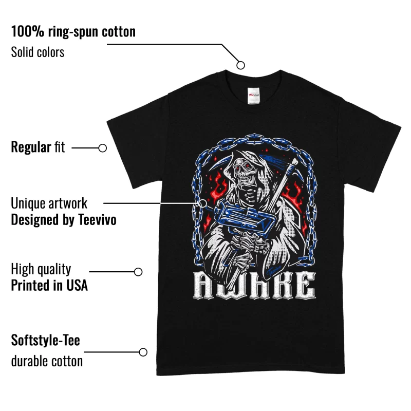 TeeVivo T-Shirt Match Air Jordan 1 Retro Low OG Game Royal Awake – Air Jordan 1 Shirt, AJ1 Shirt