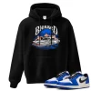 TeeVivo Hoodie Match Air Jordan 1 Retro Low OG Game Royal Blessed – Air Jordan 1 Hoodie, AJ1 Hoodie