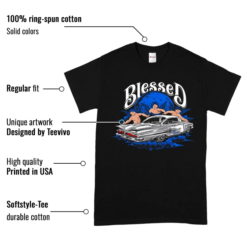 TeeVivo T-Shirt Match Air Jordan 1 Retro Low OG Game Royal Blessed – Air Jordan 1 Shirt, AJ1 Shirt