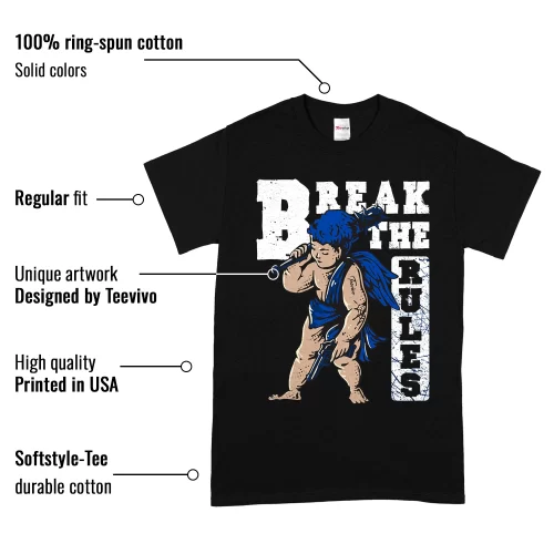 TeeVivo T-Shirt Match Air Jordan 1 Retro Low OG Game Royal Break the rules – Air Jordan 1 Shirt, AJ1 Shirt