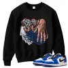 TeeVivo Sweatshirt Match Air Jordan 1 Retro Low OG Game Royal Gambling – Air Jordan 1 Sweatshirt, AJ1 Sweatshirt