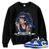 TeeVivo Sweatshirt Match Air Jordan 1 Retro Low OG Game Royal God Daaamn – Air Jordan 1 Sweatshirt, AJ1 Sweatshirt