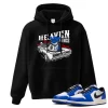 TeeVivo Hoodie Match Air Jordan 1 Retro Low OG Game Royal Heaven vibes – Air Jordan 1 Hoodie, AJ1 Hoodie