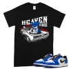 TeeVivo T-Shirt Match Air Jordan 1 Retro Low OG Game Royal Heaven vibes – Air Jordan 1 Shirt, AJ1 Shirt