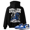 TeeVivo Hoodie Match Air Jordan 1 Retro Low OG Game Royal Outlaw – Air Jordan 1 Hoodie, AJ1 Hoodie