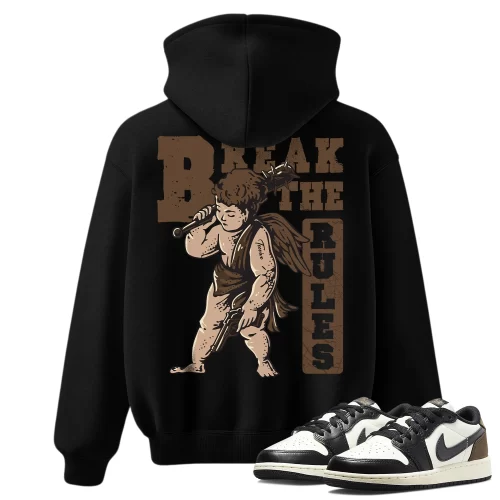 TeeVivo Hoodie Match Air Jordan 1 Retro Low OG Mocha Break the rules – Air Jordan 1 Hoodie, AJ1 Hoodie