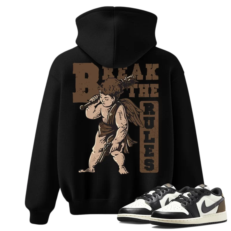 TeeVivo Hoodie Match Air Jordan 1 Retro Low OG Mocha Break the rules – Air Jordan 1 Hoodie, AJ1 Hoodie