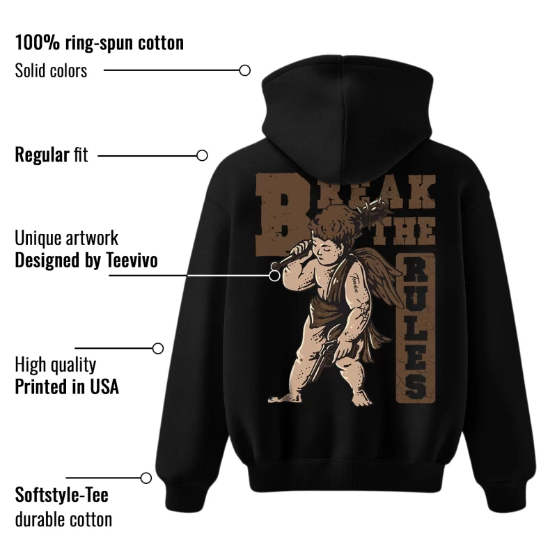 TeeVivo Hoodie Match Air Jordan 1 Retro Low OG Mocha Break the rules – Air Jordan 1 Hoodie, AJ1 Hoodie