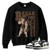 TeeVivo Sweatshirt Match Air Jordan 1 Retro Low OG Mocha Break the rules – Air Jordan 1 Sweatshirt, AJ1 Sweatshirt