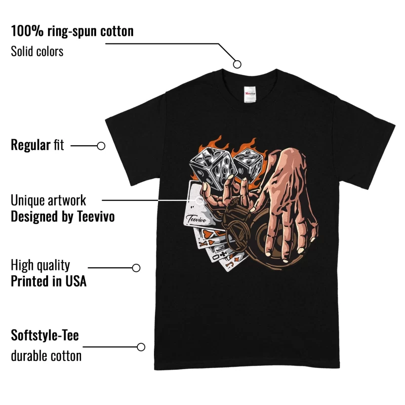 TeeVivo T-Shirt Match Air Jordan 1 Retro Low OG Mocha Gambling – Air Jordan 1 Shirt, AJ1 Shirt