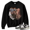 TeeVivo Sweatshirt Match Air Jordan 1 Retro Low OG Mocha Gambling – Air Jordan 1 Sweatshirt, AJ1 Sweatshirt