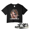 TeeVivo Crop Top Match Air Jordan 1 Retro Low OG Mocha God Daaamn – Air Jordan 1 Crop Top, AJ1 Crop Top
