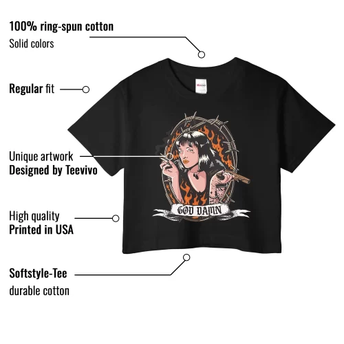 TeeVivo Crop Top Match Air Jordan 1 Retro Low OG Mocha God Daaamn – Air Jordan 1 Crop Top, AJ1 Crop Top