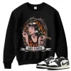 TeeVivo Sweatshirt Match Air Jordan 1 Retro Low OG Mocha God Daaamn – Air Jordan 1 Sweatshirt, AJ1 Sweatshirt