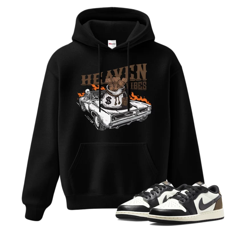 TeeVivo Hoodie Match Air Jordan 1 Retro Low OG Mocha Heaven vibes – Air Jordan 1 Hoodie, AJ1 Hoodie