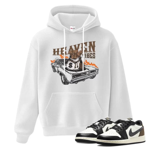 TeeVivo Hoodie Match Air Jordan 1 Retro Low OG Mocha Heaven vibes – Air Jordan 1 Hoodie, AJ1 Hoodie