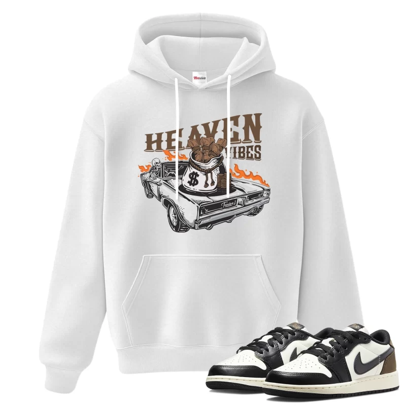 TeeVivo Hoodie Match Air Jordan 1 Retro Low OG Mocha Heaven vibes – Air Jordan 1 Hoodie, AJ1 Hoodie