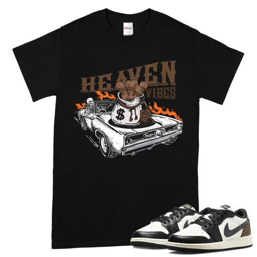 TeeVivo T-Shirt Match Air Jordan 1 Retro Low OG Mocha Heaven vibes – Air Jordan 1 Shirt, AJ1 Shirt
