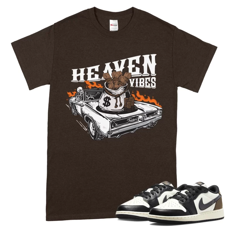 TeeVivo T-Shirt Match Air Jordan 1 Retro Low OG Mocha Heaven vibes – Air Jordan 1 Shirt, AJ1 Shirt