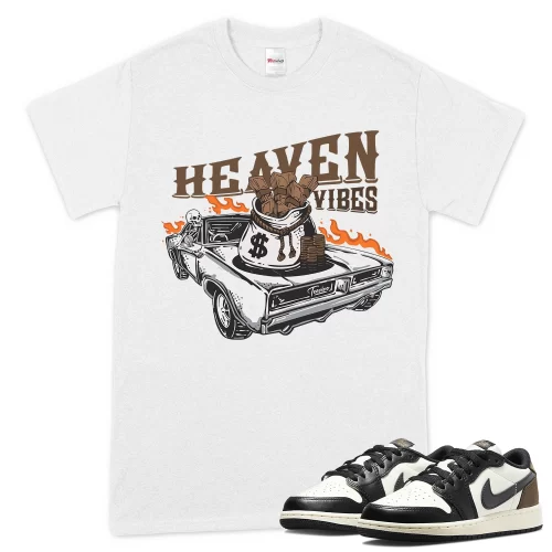 TeeVivo T-Shirt Match Air Jordan 1 Retro Low OG Mocha Heaven vibes – Air Jordan 1 Shirt, AJ1 Shirt