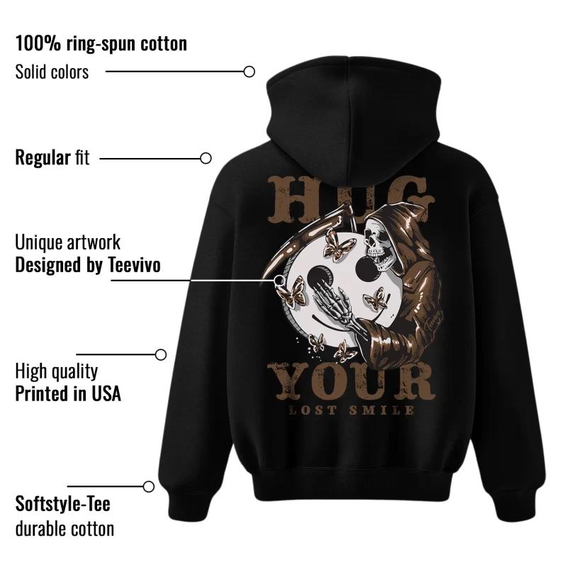 TeeVivo Hoodie Match Air Jordan 1 Retro Low OG Mocha Hug your lost smile – Air Jordan 1 Hoodie, AJ1 Hoodie