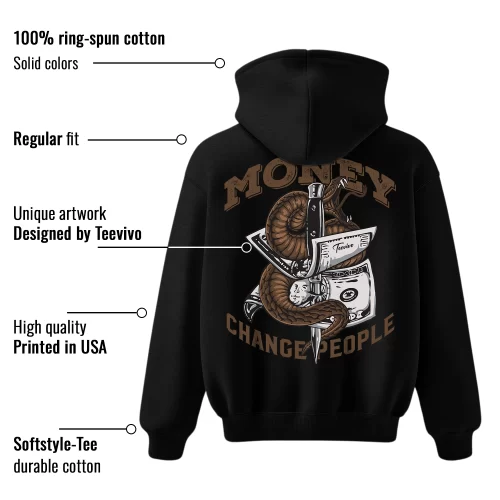 TeeVivo Hoodie Match Air Jordan 1 Retro Low OG Mocha Money change people – Air Jordan 1 Hoodie, AJ1 Hoodie