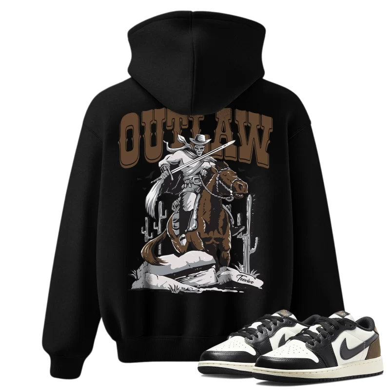 TeeVivo Hoodie Match Air Jordan 1 Retro Low OG Mocha Outlaw – Air Jordan 1 Hoodie, AJ1 Hoodie