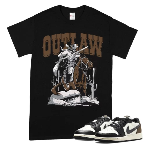 TeeVivo T-Shirt Match Air Jordan 1 Retro Low OG Mocha Outlaw – Air Jordan 1 Shirt, AJ1 Shirt
