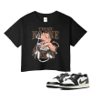 TeeVivo Crop Top Match Air Jordan 1 Retro Low OG Mocha Trust no one – Air Jordan 1 Crop Top, AJ1 Crop Top