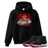 TeeVivo Hoodie Match Air Jordan 11 Retro Bred Velvet Blessed – Air Jordan 11 Hoodie, AJ11 Hoodie