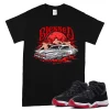 TeeVivo T-Shirt Match Air Jordan 11 Retro Bred Velvet Blessed – Air Jordan 11 Shirt, AJ11 Shirt