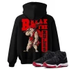 TeeVivo Hoodie Match Air Jordan 11 Retro Bred Velvet Break the rules – Air Jordan 11 Hoodie, AJ11 Hoodie