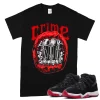 TeeVivo T-Shirt Match Air Jordan 11 Retro Bred Velvet Crime – Air Jordan 11 Shirt, AJ11 Shirt