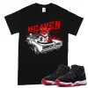 TeeVivo T-Shirt Match Air Jordan 11 Retro Bred Velvet Heaven vibes – Air Jordan 11 Shirt, AJ11 Shirt