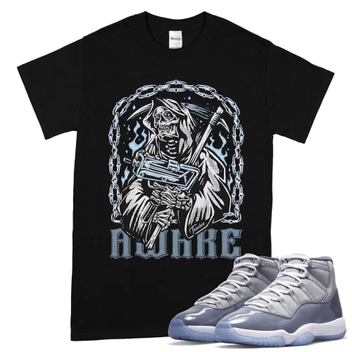 TeeVivo T-Shirt Match Air Jordan 11 Retro Cool Grey Awake – Air Jordan 11 Shirt, AJ11 Shirt