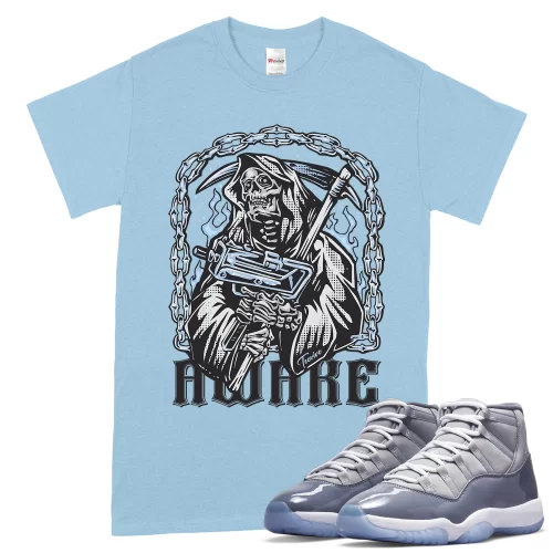 TeeVivo T-Shirt Match Air Jordan 11 Retro Cool Grey Awake – Air Jordan 11 Shirt, AJ11 Shirt